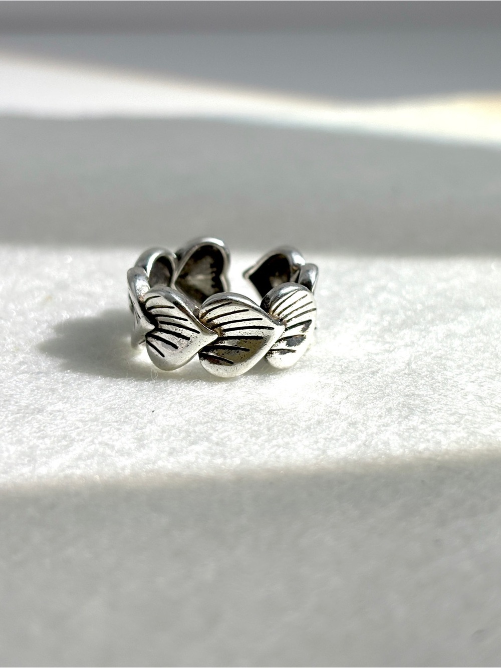 Sterling Silver Plated Ring - Silver